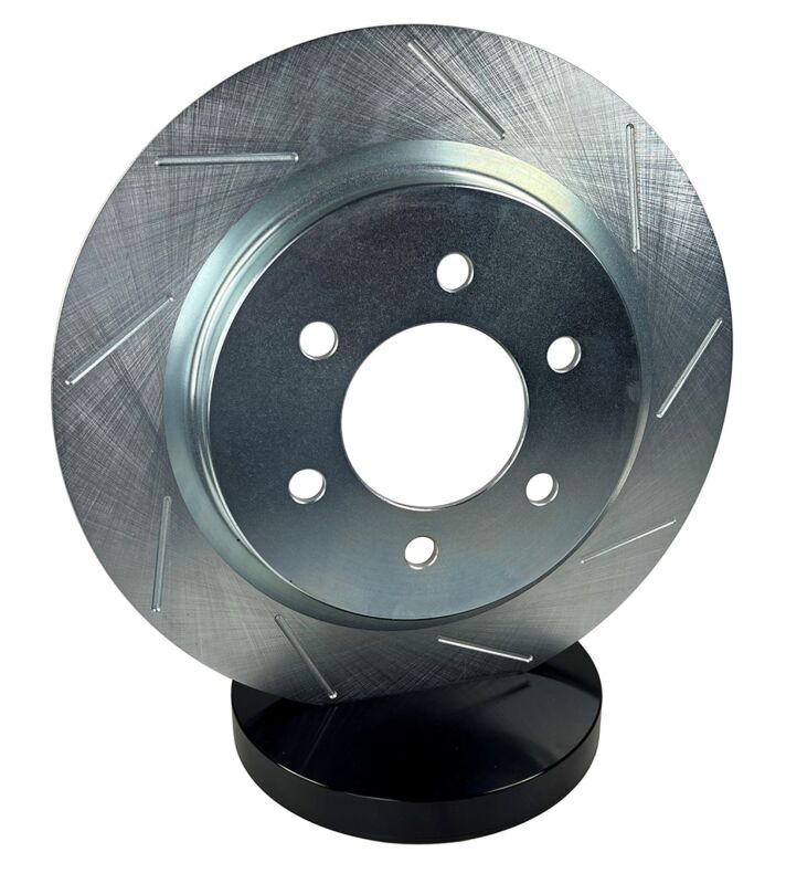 Ford Bronco Brake Kit - Front - Baer Brakes - 6T Caliper + Slotted Zinc-Plated Rotors + D1247 Pads - Graphite Gray - `21-`26